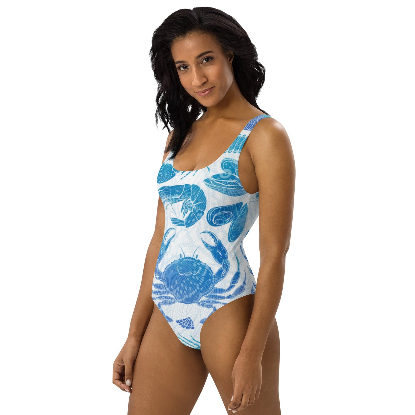 Women's One - Piece Swimsuit, Sea Life Pattern Outfit, tankinis, Swimsuit, Beachwear, Bathing Suit - PratSN
