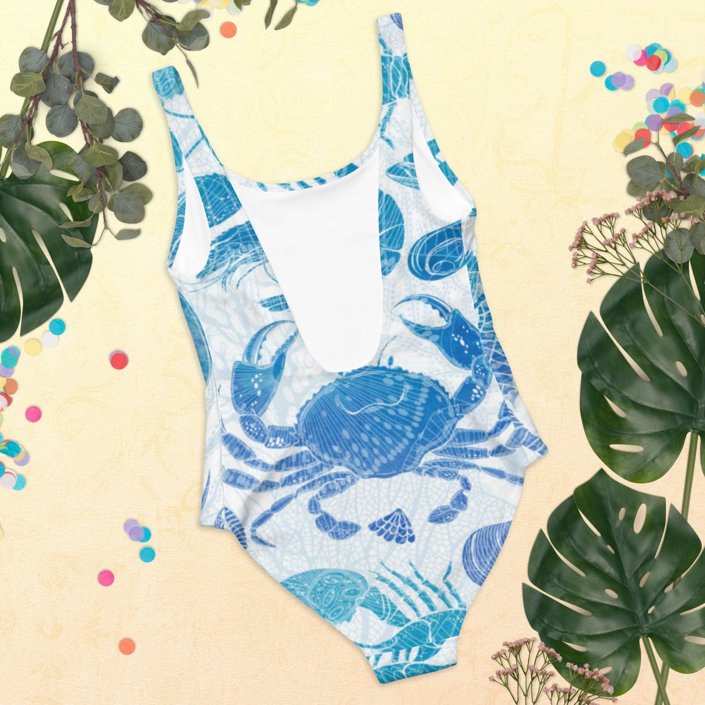 Women's One - Piece Swimsuit, Sea Life Pattern Outfit, tankinis, Swimsuit, Beachwear, Bathing Suit - PratSN