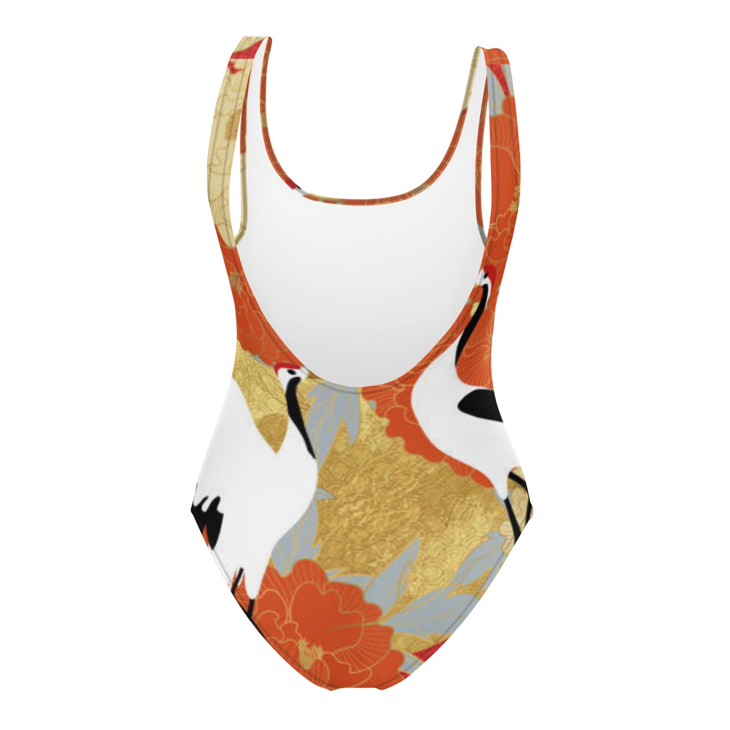 Women's One - Piece Swimsuit, Swimsuit, Beachwear, Bathing Suit Birds Pattern Outfit, - PratSN