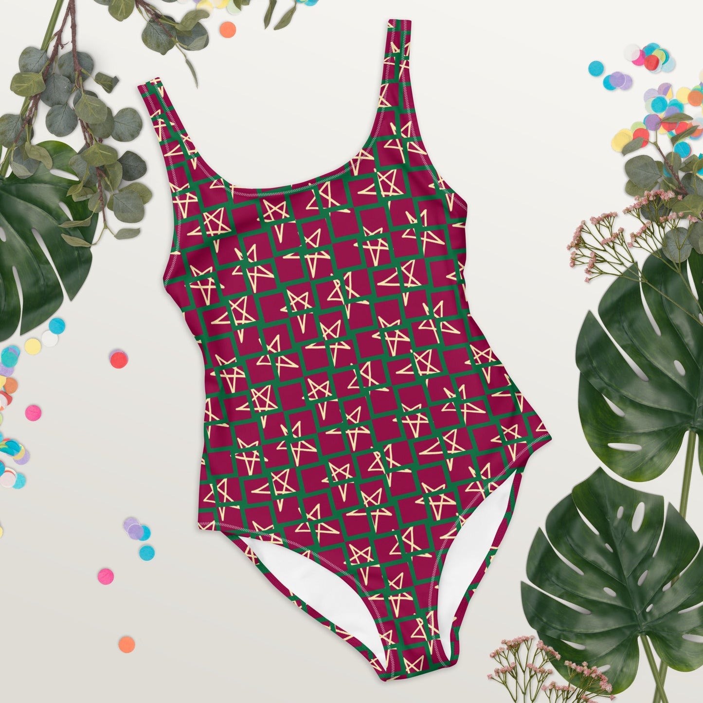 Women's One - Piece Swimsuit, swimsuit, vacation swimwear, holiday travel swimwear, mothers day gift - PratSN