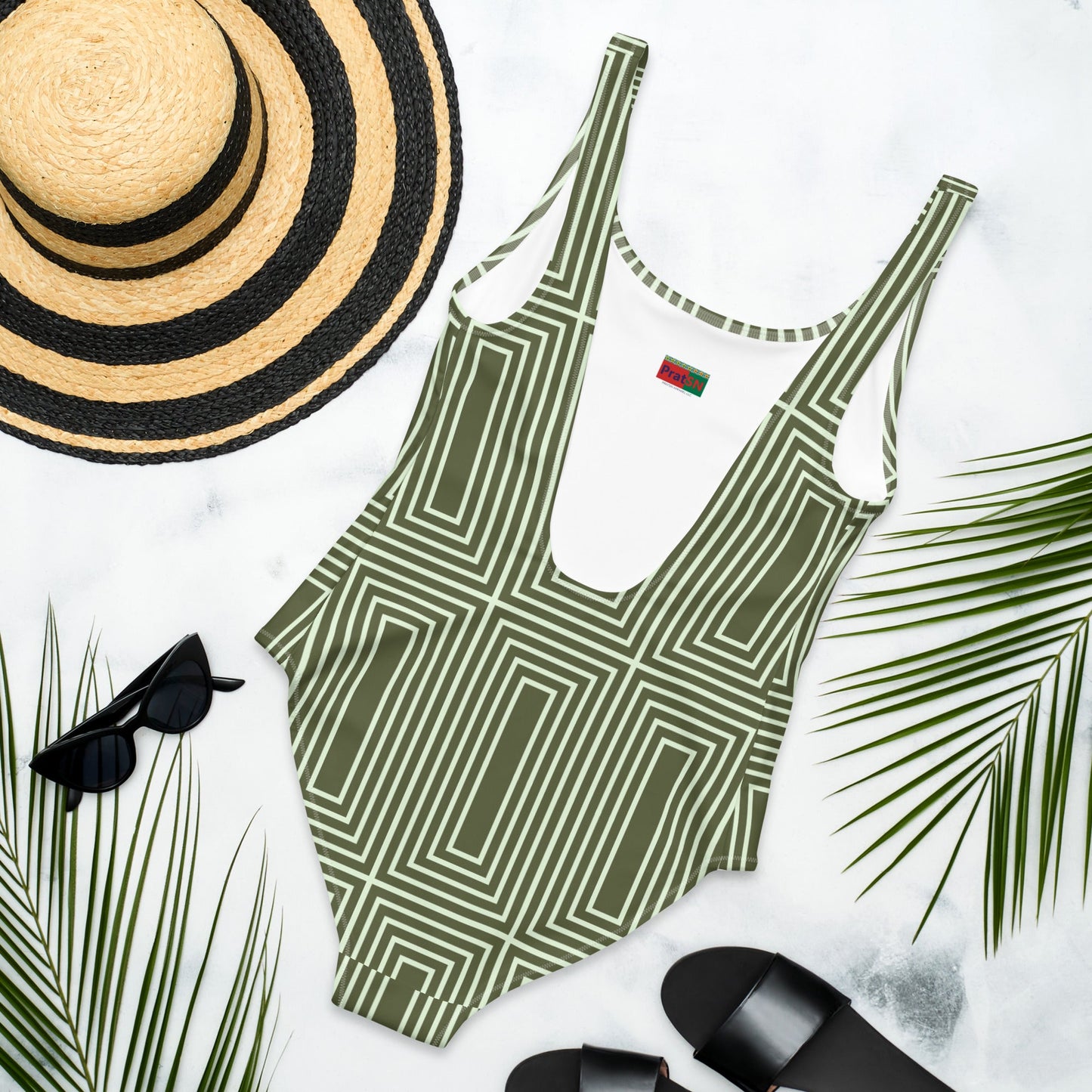 Women's One - Piece Swimsuit, swimsuit, vacation swimwear, holiday travel swimwear, mothers day gift - PratSN