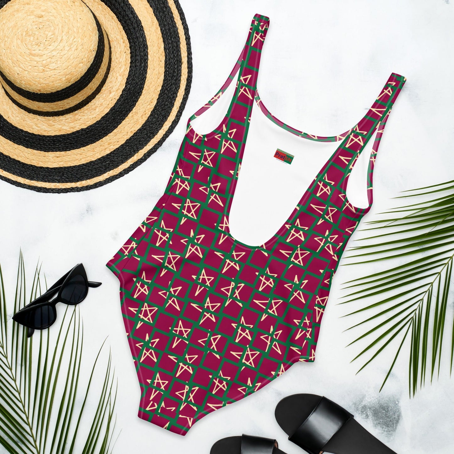 Women's One - Piece Swimsuit, swimsuit, vacation swimwear, holiday travel swimwear, mothers day gift - PratSN