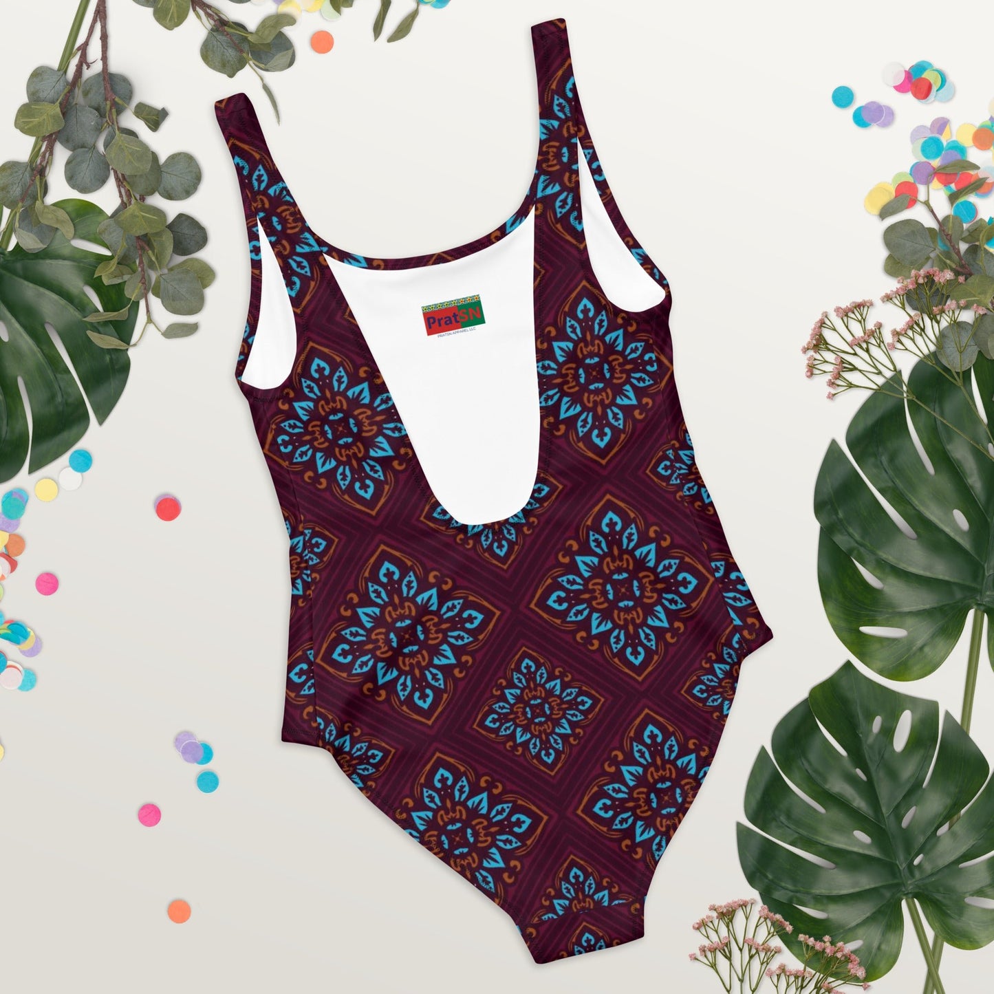 Women's One - Piece Swimsuit, swimsuit, vacation swimwear, holiday travel swimwear, mothers day gift - PratSN