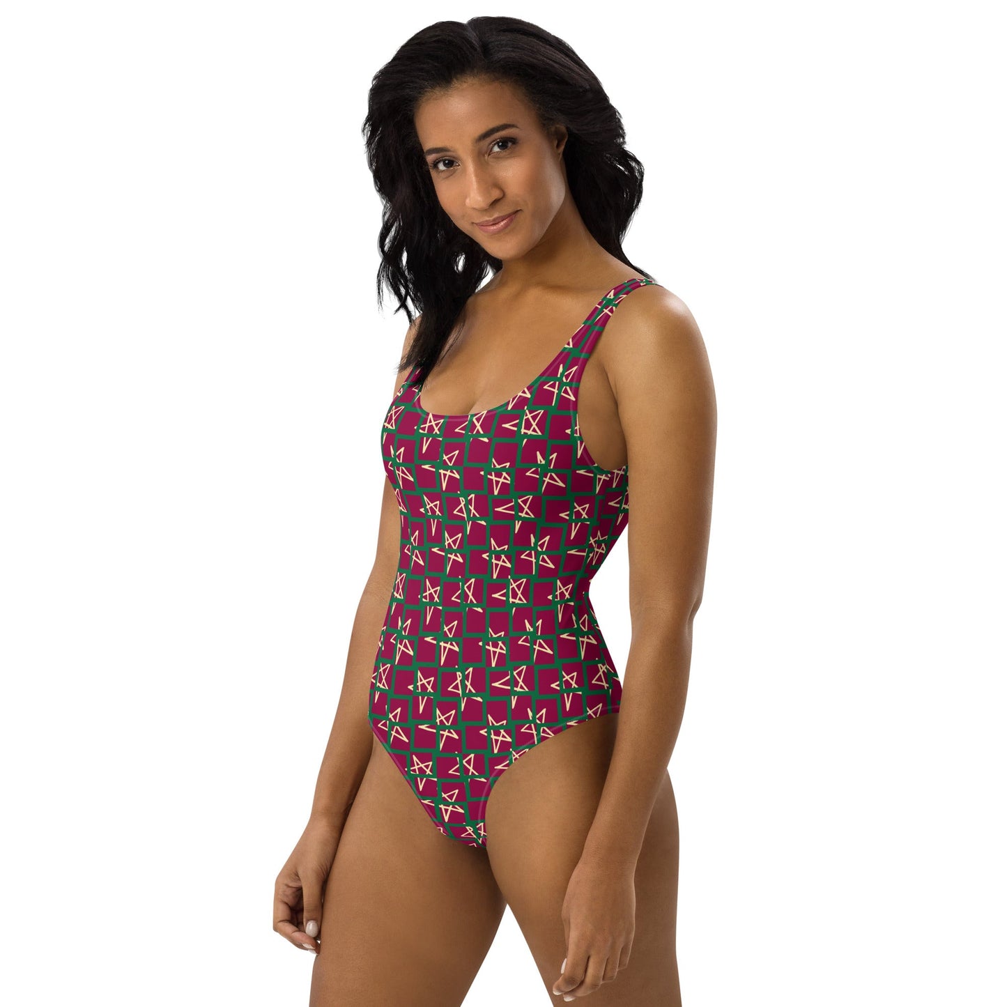 Women's One - Piece Swimsuit, swimsuit, vacation swimwear, holiday travel swimwear, mothers day gift - PratSN