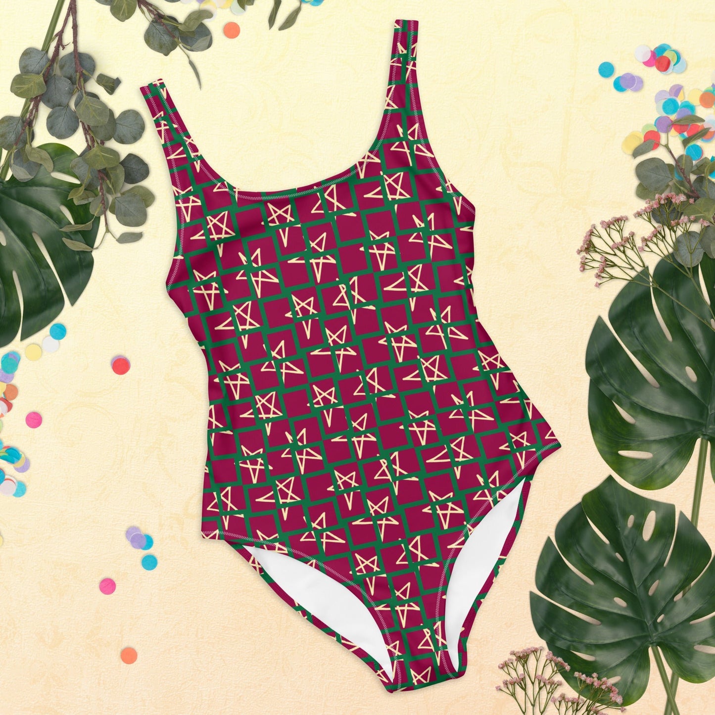 Women's One - Piece Swimsuit, swimsuit, vacation swimwear, holiday travel swimwear, mothers day gift - PratSN
