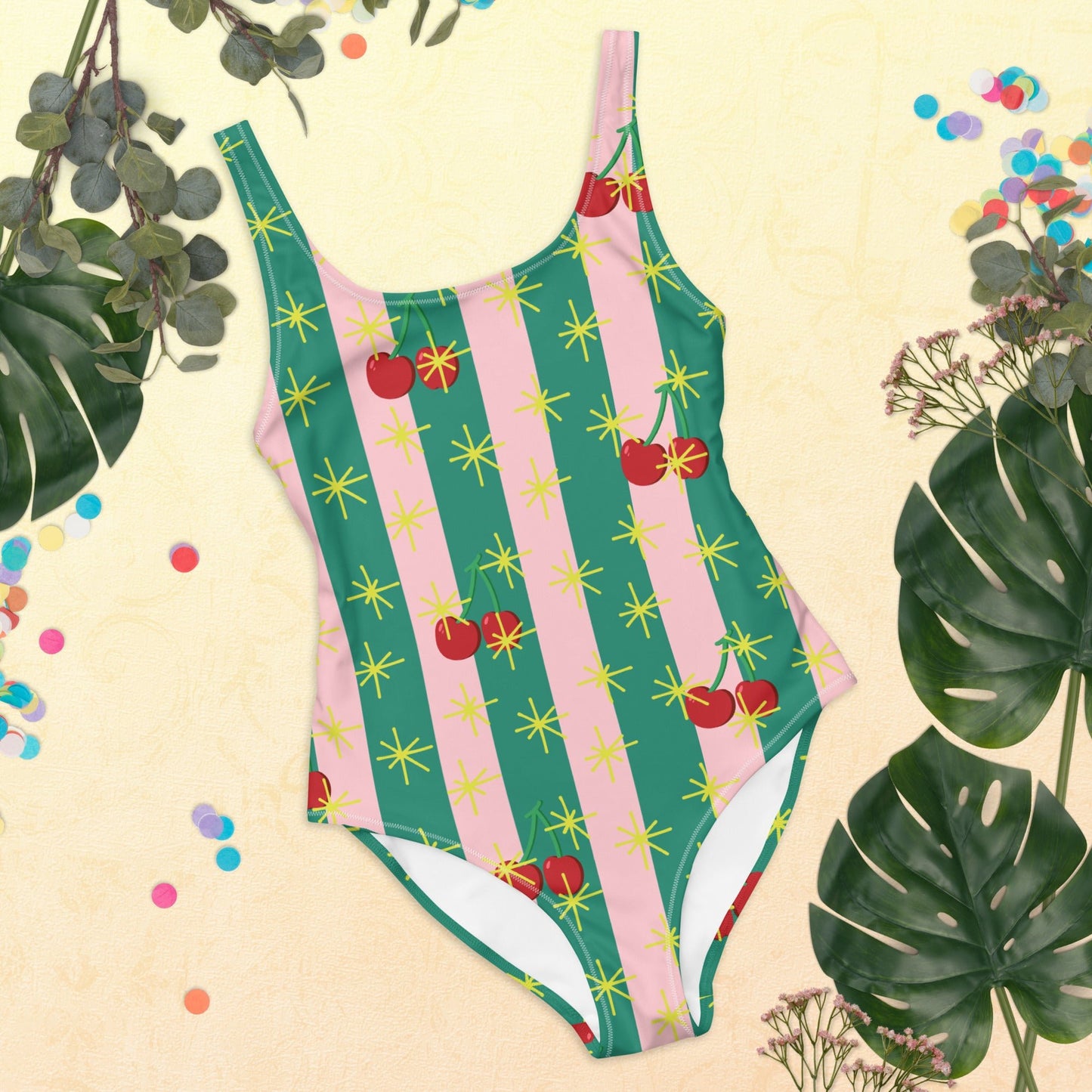 Women's One - Piece Swimsuit, swimsuit, vacation swimwear, holiday travel swimwear, mothers day gift - PratSN
