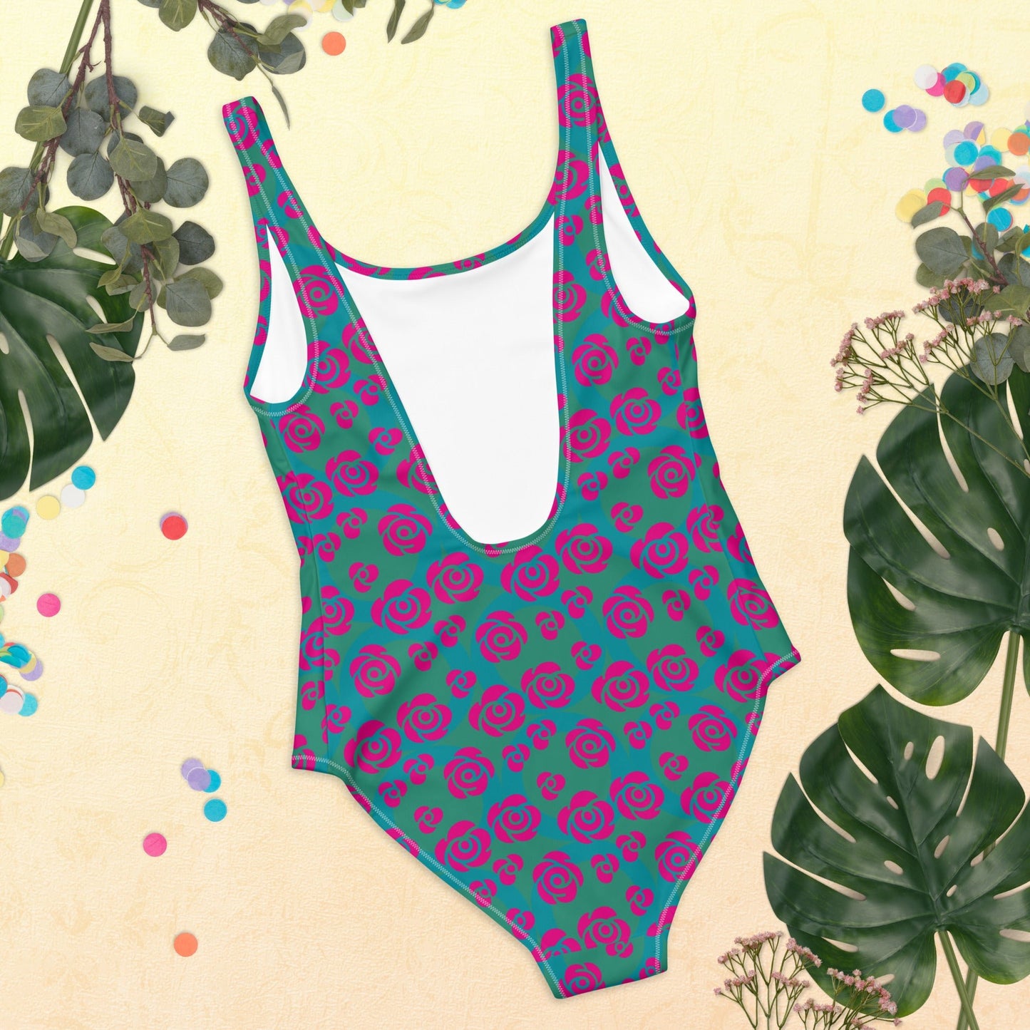 Women's One - Piece Swimsuit, swimsuit, vacation swimwear, holiday travel swimwear, mothers day gift - PratSN