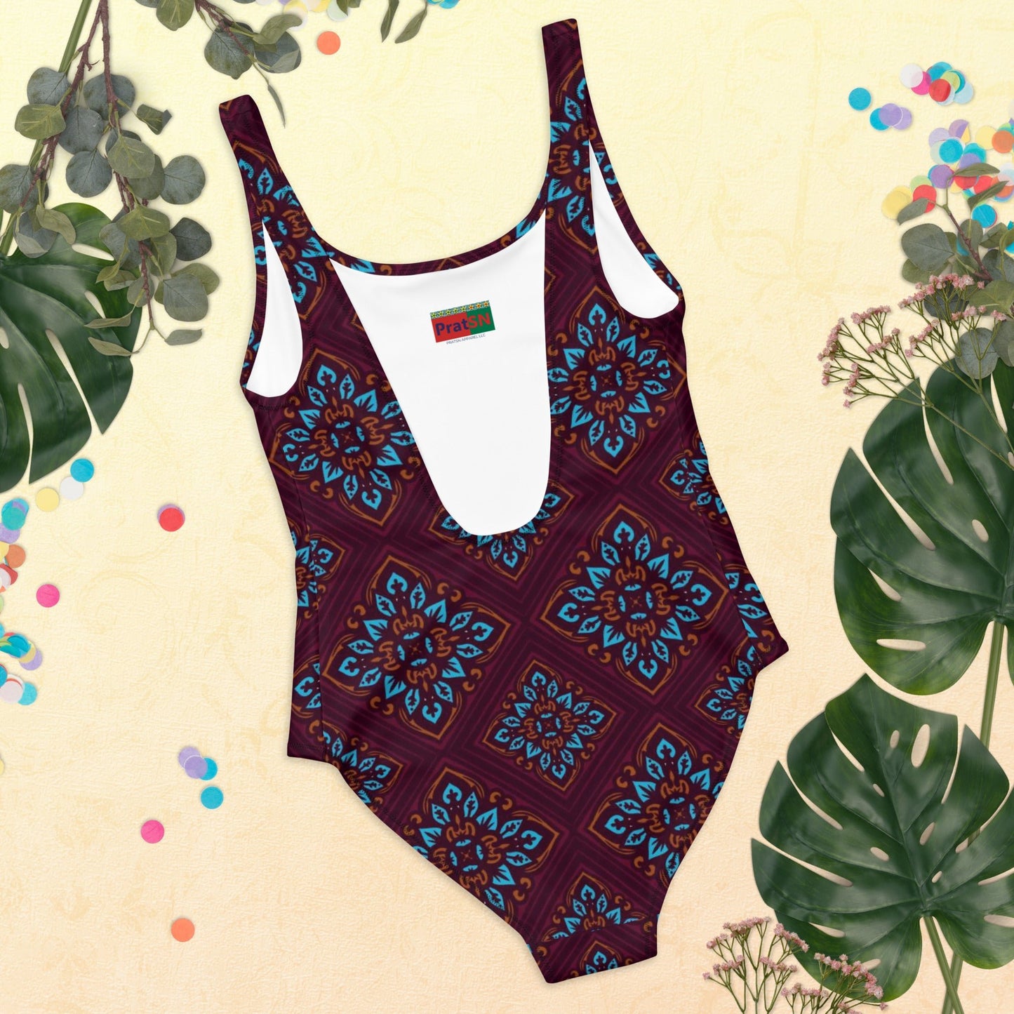 Women's One - Piece Swimsuit, swimsuit, vacation swimwear, holiday travel swimwear, mothers day gift - PratSN