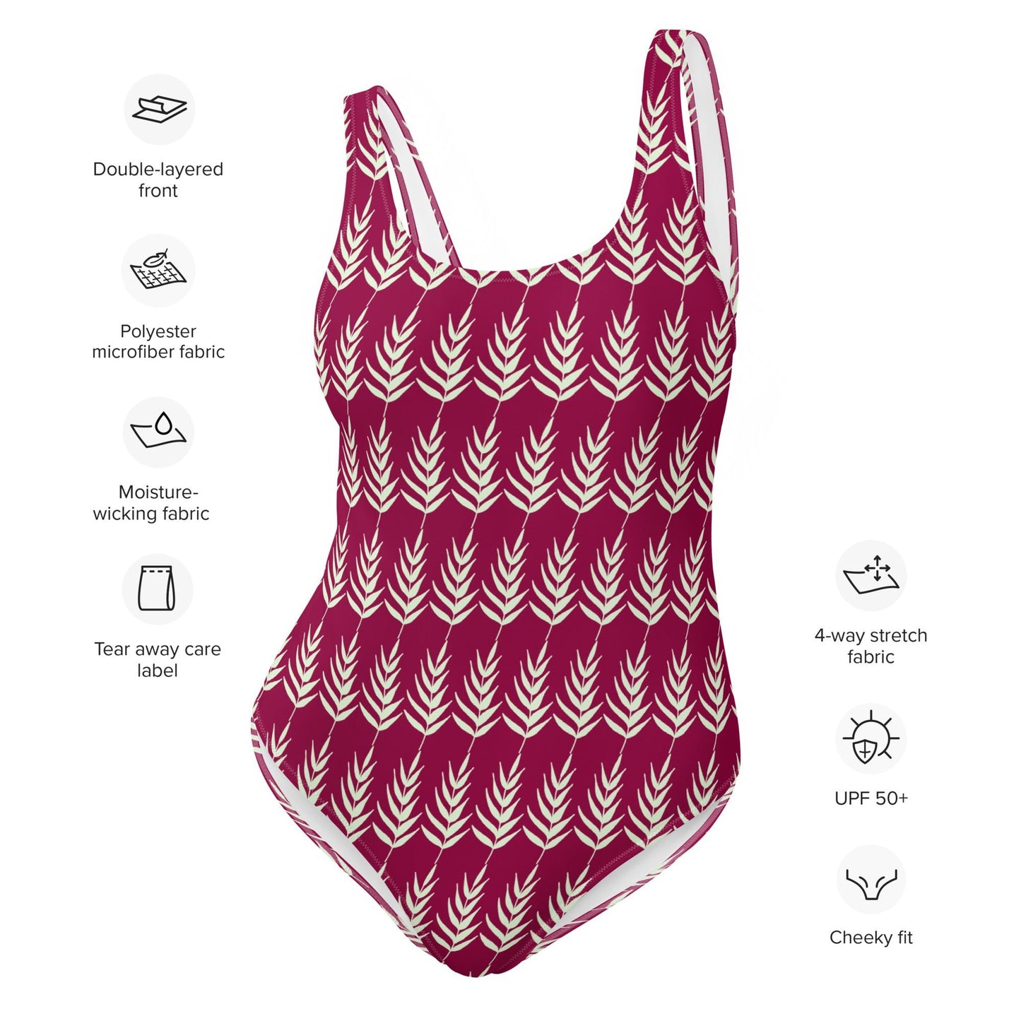 Women's One - Piece Swimsuit, swimsuit, vacation swimwear, holiday travel swimwear, mothers day gift - PratSN