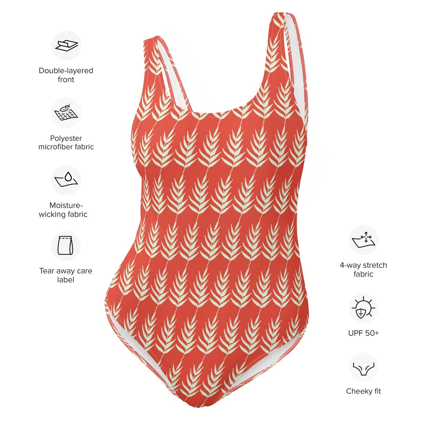 Women's One - Piece Swimsuit, swimsuit, vacation swimwear, holiday travel swimwear, mothers day gift - PratSN