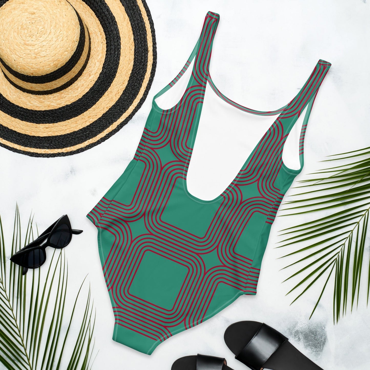 Women's One - Piece Swimsuit, swimsuit, vacation swimwear, holiday travel swimwear, mothers day gift - PratSN
