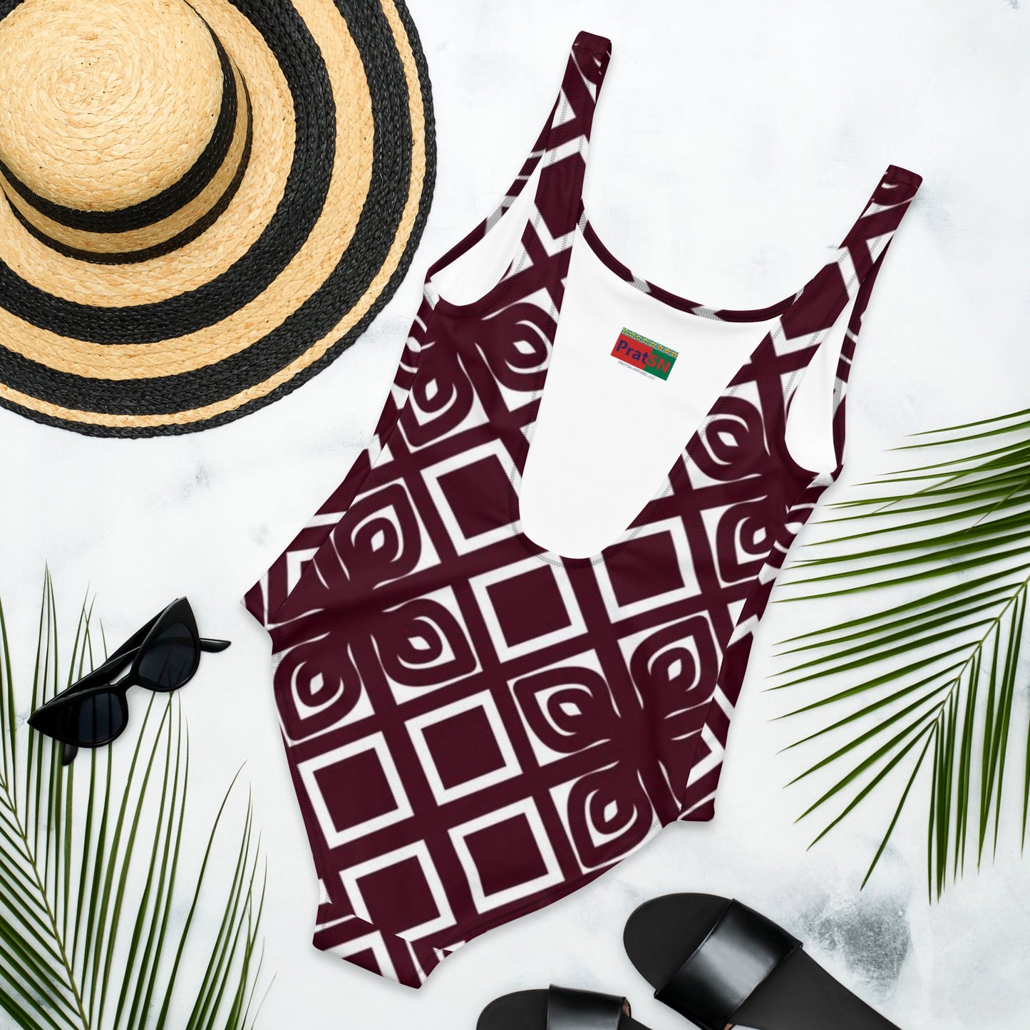 Women's One - Piece Swimsuit, swimsuit, vacation swimwear, holiday travel swimwear, mothers day gift - PratSN