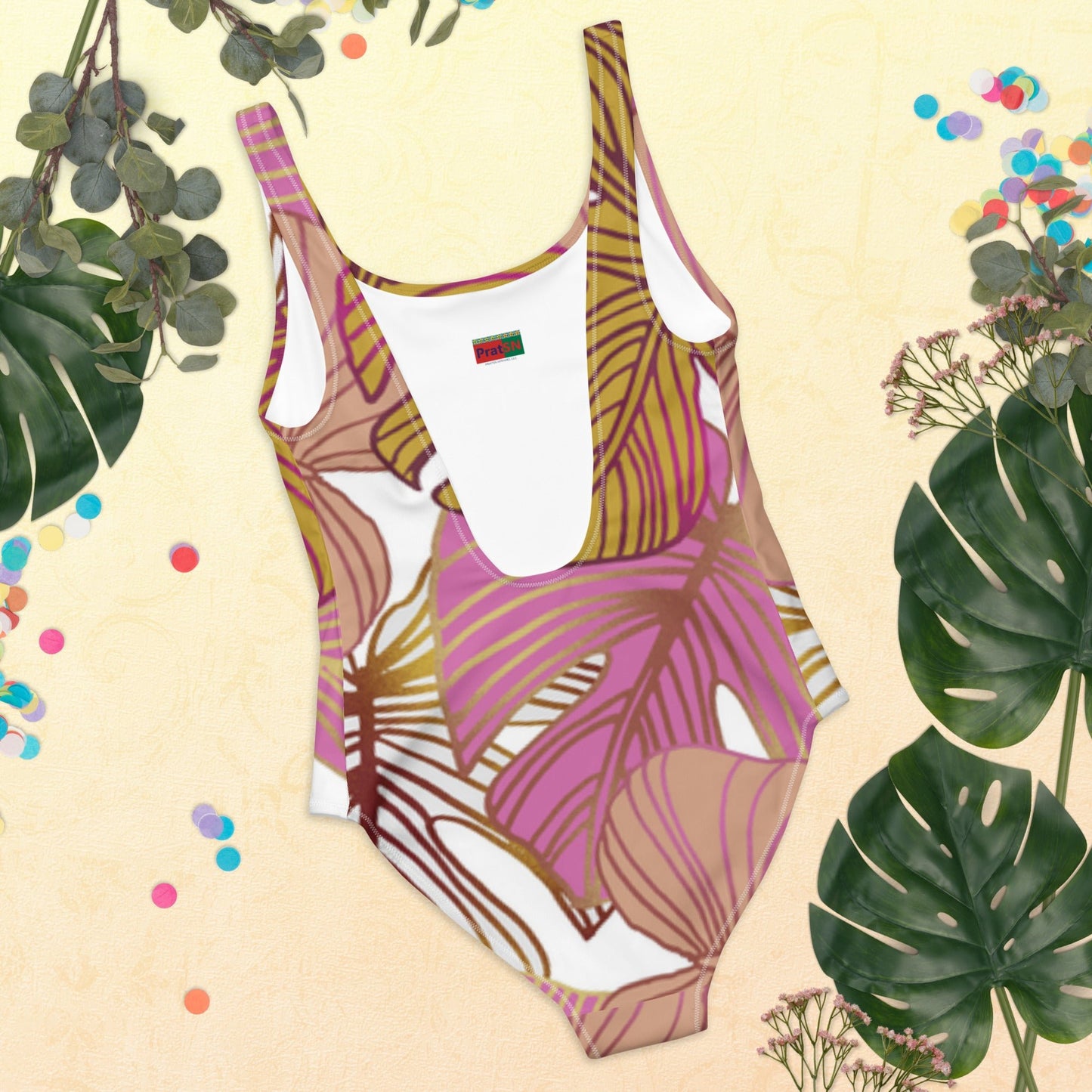 Women's One - Piece Swimsuit, swimsuit, vacation swimwear, holiday travel swimwear, mothers day gift - PratSN