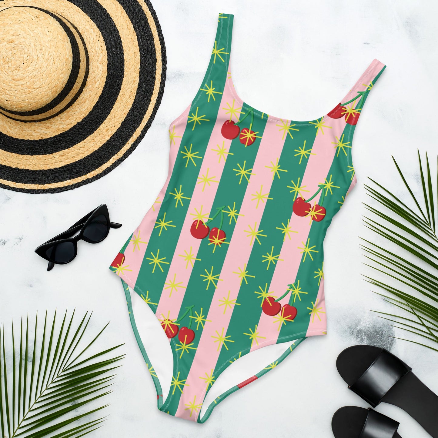 Women's One - Piece Swimsuit, swimsuit, vacation swimwear, holiday travel swimwear, mothers day gift - PratSN
