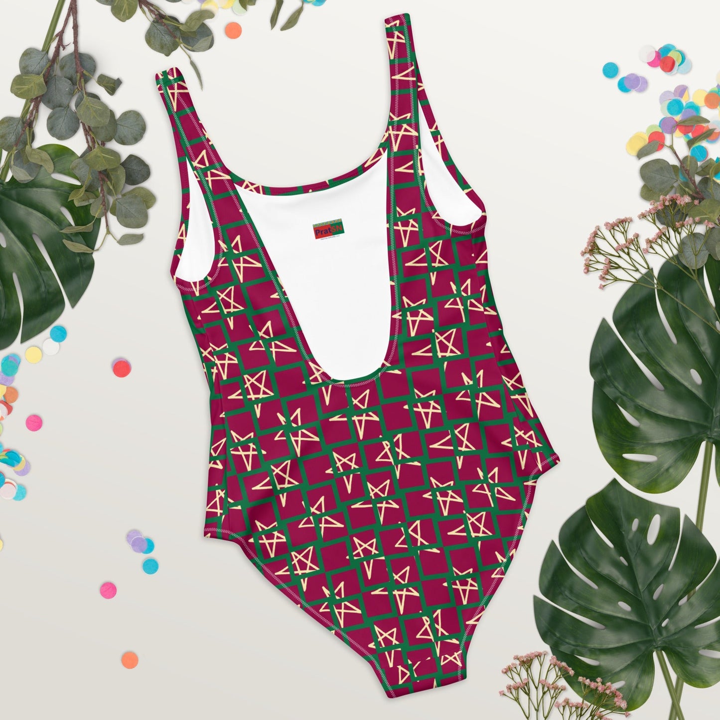 Women's One - Piece Swimsuit, swimsuit, vacation swimwear, holiday travel swimwear, mothers day gift - PratSN