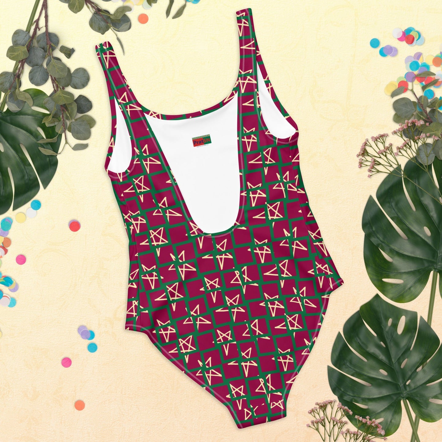 Women's One - Piece Swimsuit, swimsuit, vacation swimwear, holiday travel swimwear, mothers day gift - PratSN