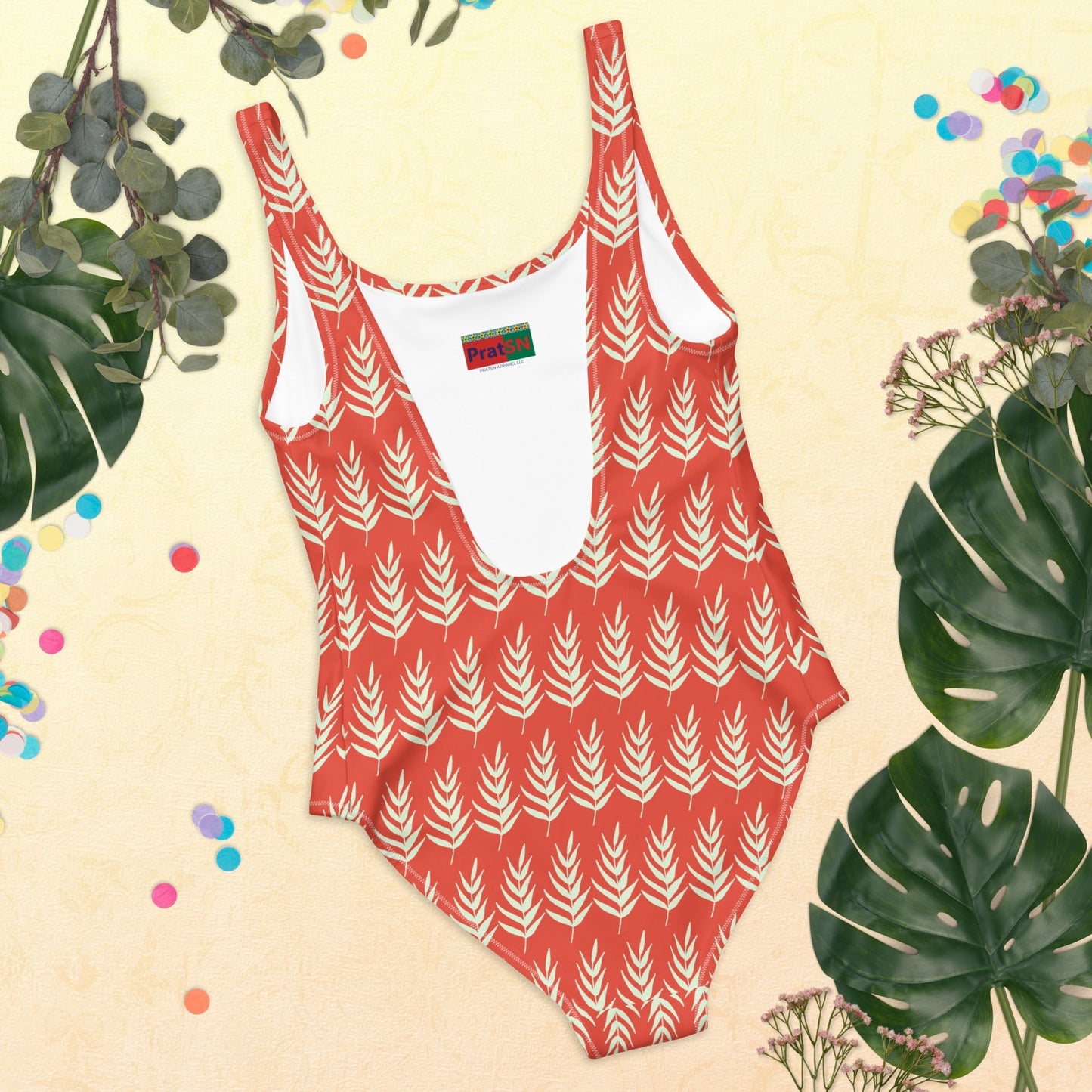 Women's One - Piece Swimsuit, swimsuit, vacation swimwear, holiday travel swimwear, mothers day gift - PratSN