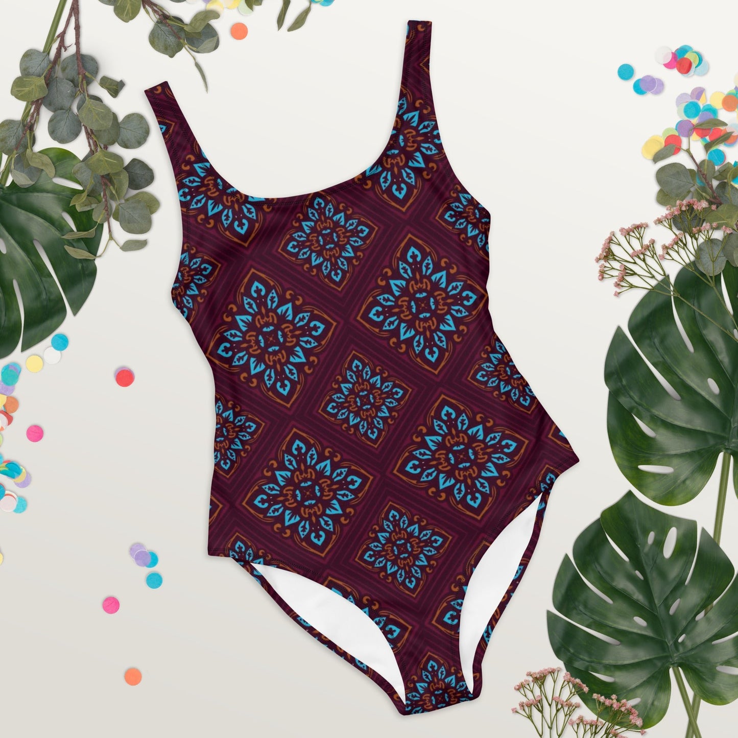 Women's One - Piece Swimsuit, swimsuit, vacation swimwear, holiday travel swimwear, mothers day gift - PratSN