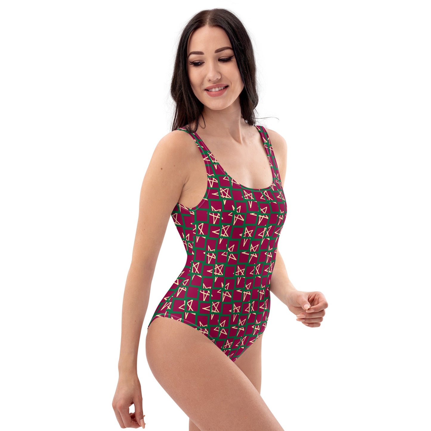 Women's One - Piece Swimsuit, swimsuit, vacation swimwear, holiday travel swimwear, mothers day gift - PratSN