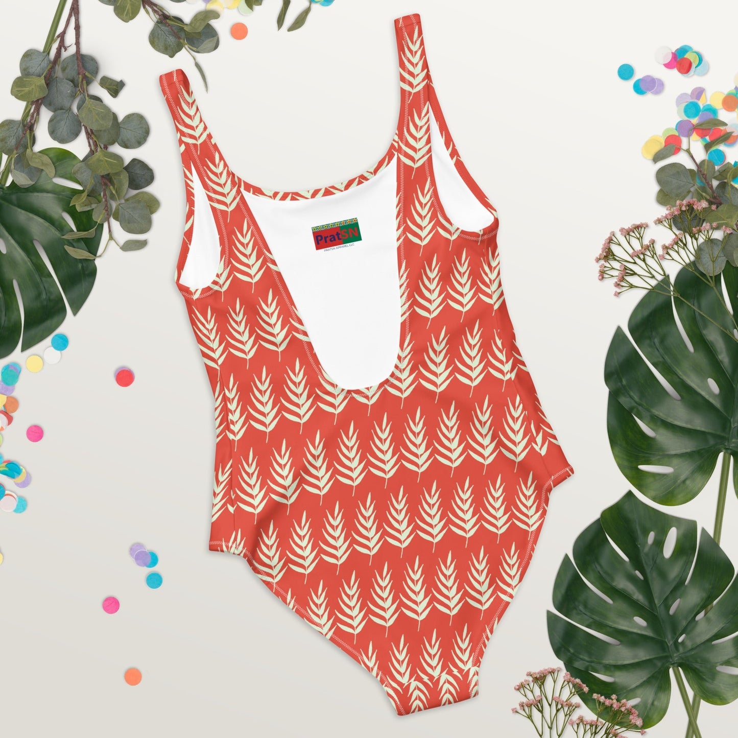 Women's One - Piece Swimsuit, swimsuit, vacation swimwear, holiday travel swimwear, mothers day gift - PratSN