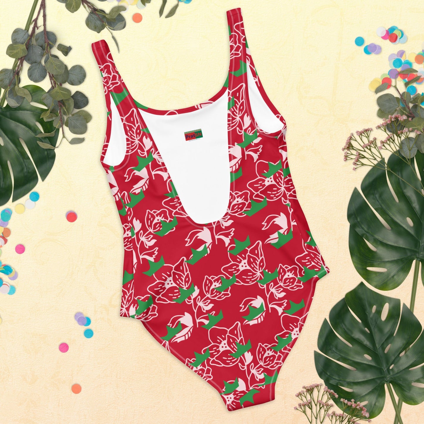 Women's One - Piece Swimsuit, swimsuit, vacation swimwear, holiday travel swimwear, mothers day gift - PratSN