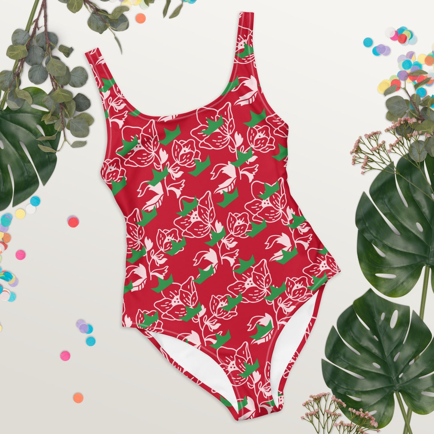 Women's One - Piece Swimsuit, swimsuit, vacation swimwear, holiday travel swimwear, mothers day gift - PratSN