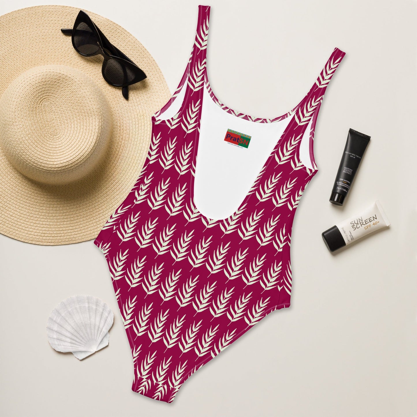 Women's One - Piece Swimsuit, swimsuit, vacation swimwear, holiday travel swimwear, mothers day gift - PratSN