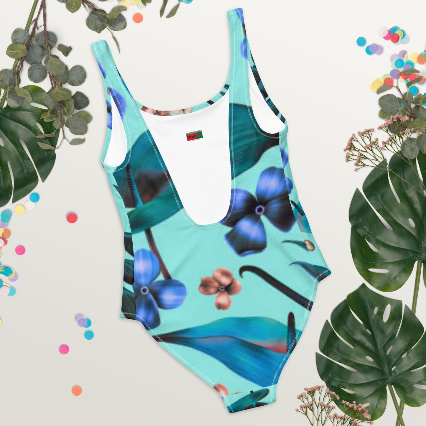 Women's One - Piece Swimsuit, tankinis, Swimsuit, Beachwear, Bathing Suit Floral Outfit, - PratSN