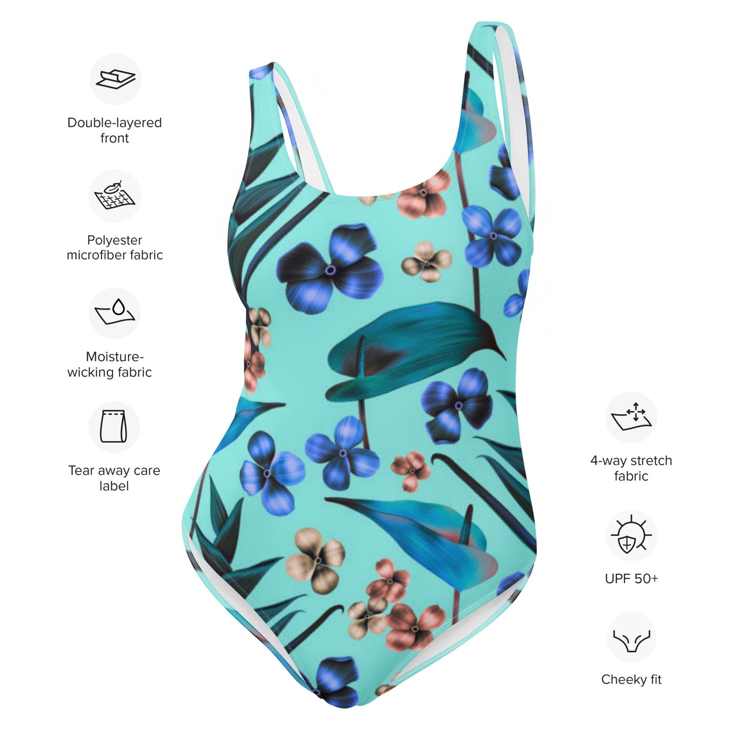 Women's One - Piece Swimsuit, tankinis, Swimsuit, Beachwear, Bathing Suit Floral Outfit, - PratSN