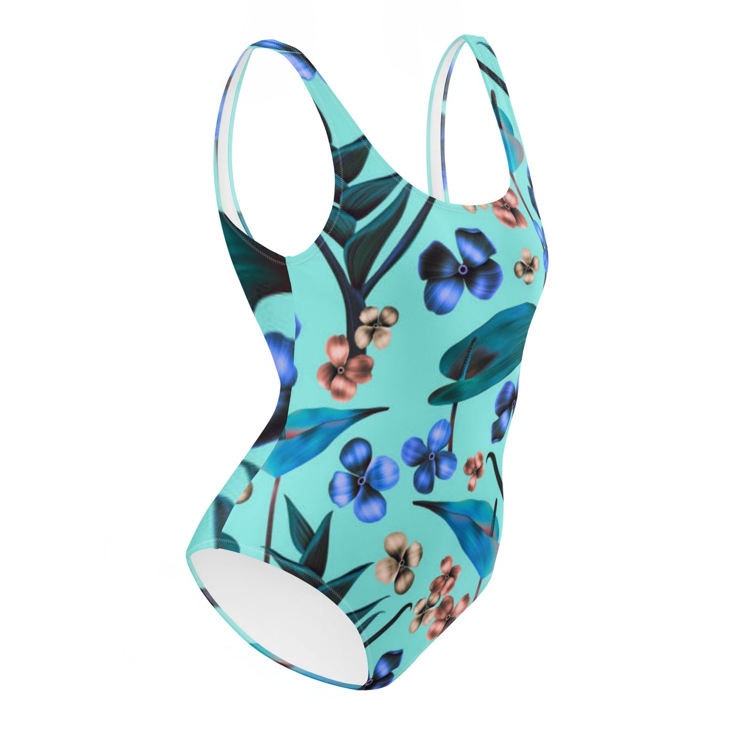 Women's One - Piece Swimsuit, tankinis, Swimsuit, Beachwear, Bathing Suit Floral Outfit, - PratSN