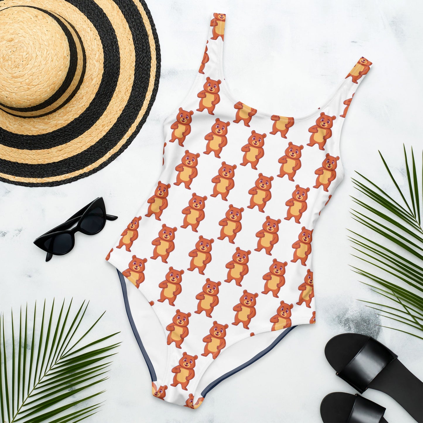 Women's One - Piece Swimsuit, Vacation swimwear, holiday travel swimwear, mothers day gift - PratSN