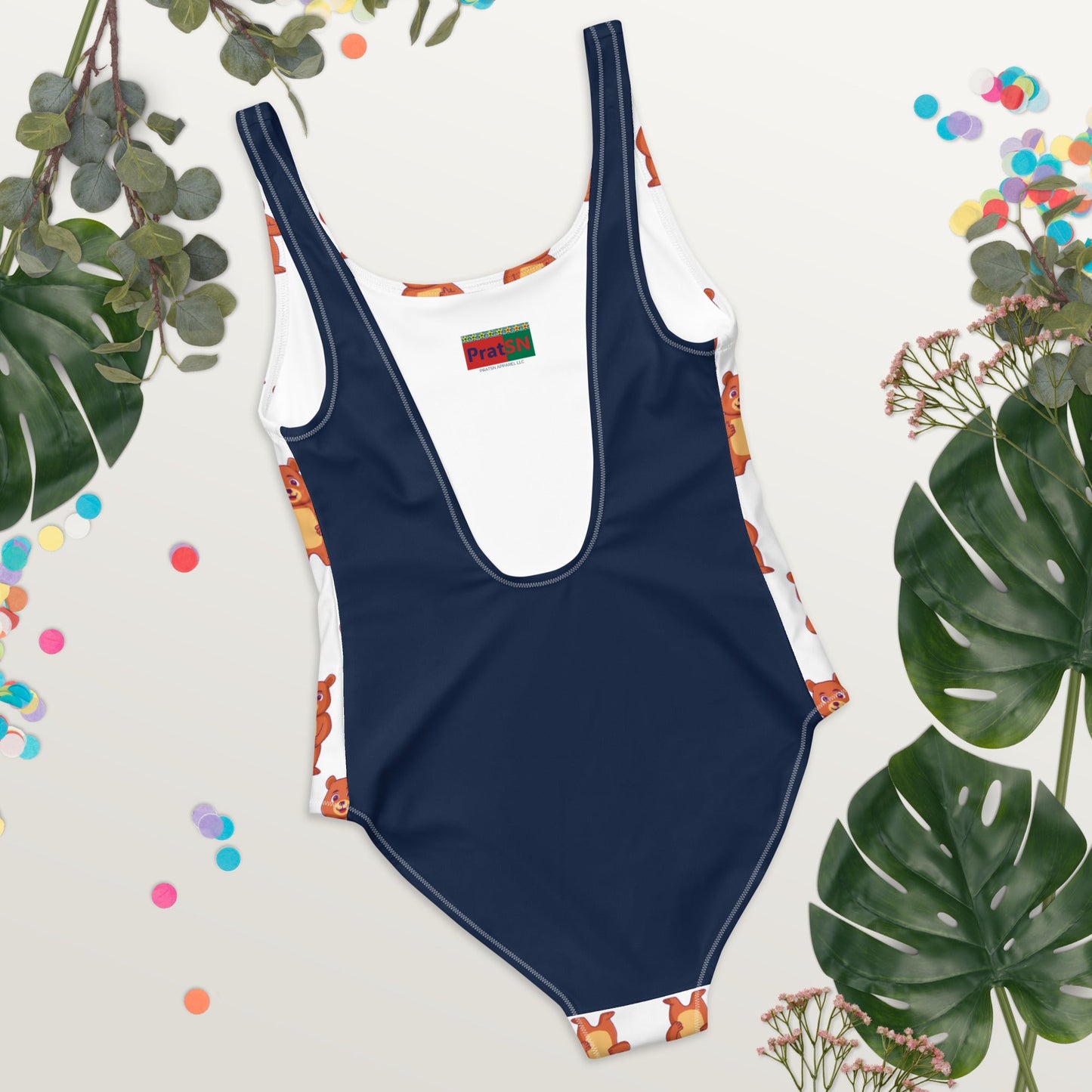 Women's One - Piece Swimsuit, Vacation swimwear, holiday travel swimwear, mothers day gift - PratSN