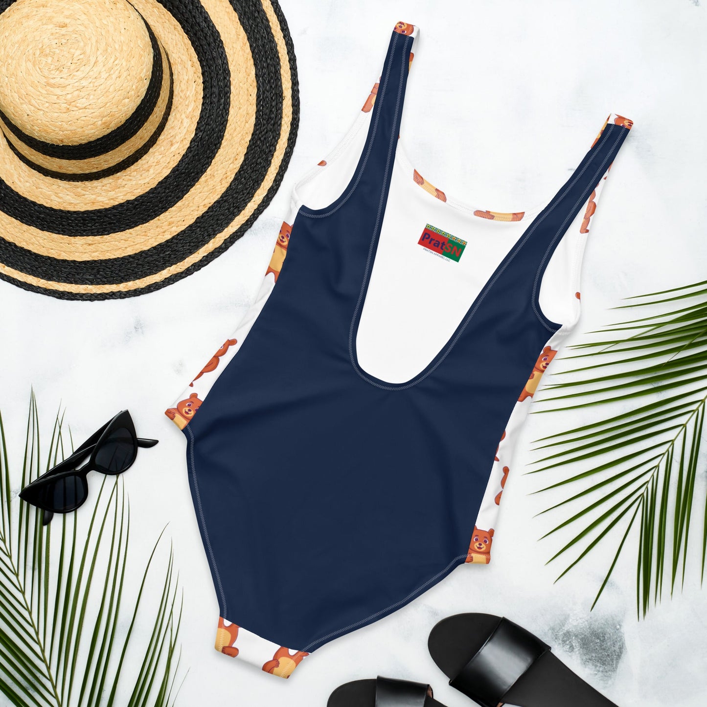 Women's One - Piece Swimsuit, Vacation swimwear, holiday travel swimwear, mothers day gift - PratSN