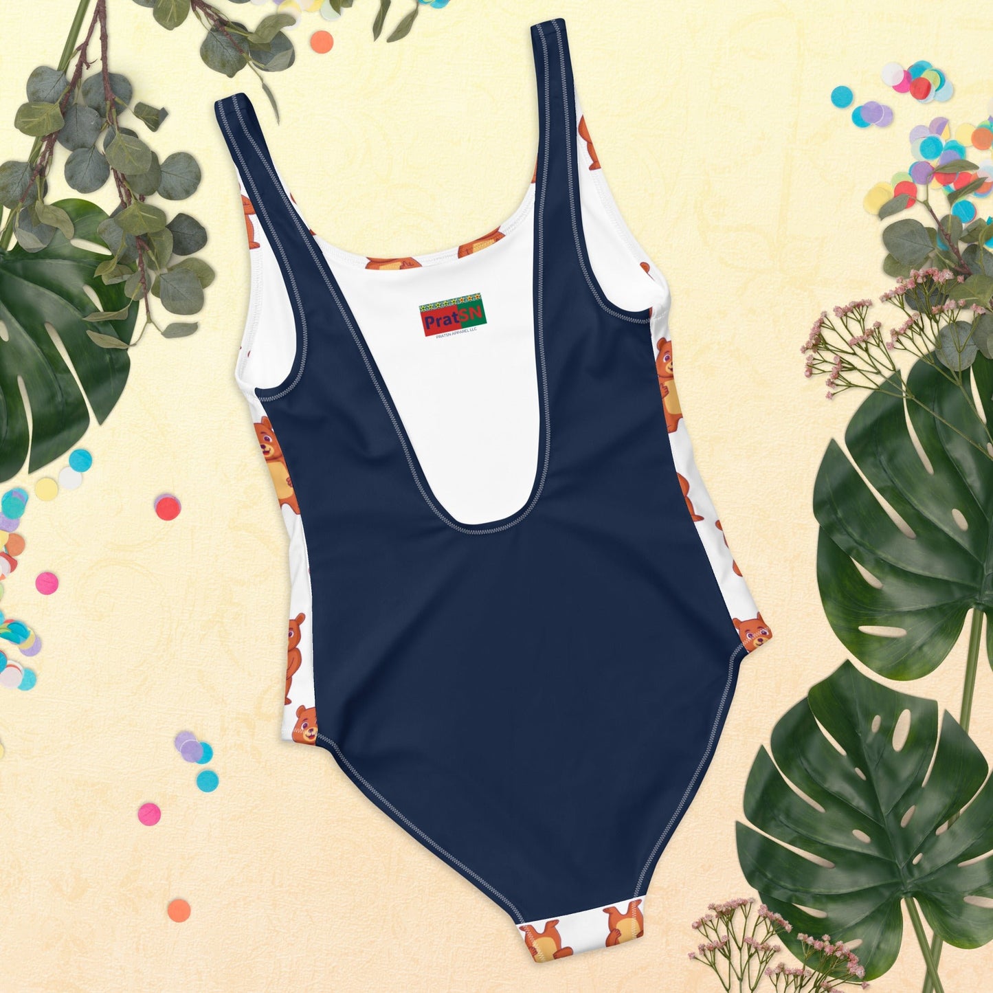 Women's One - Piece Swimsuit, Vacation swimwear, holiday travel swimwear, mothers day gift - PratSN