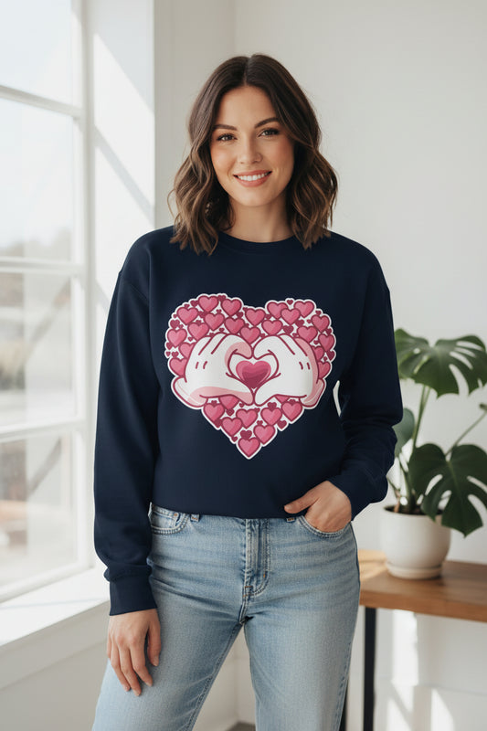 Women’s organic crew neck sweatshirt - PratSN