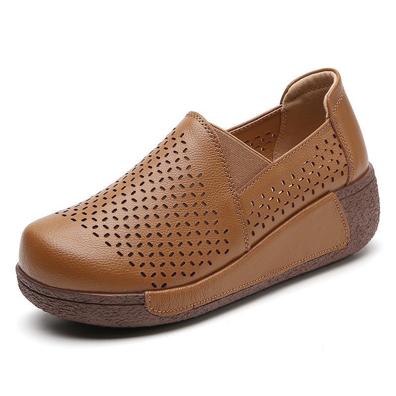 Women's Outdoors Thick Bottom Toe Cap Breathable Shoes - PratSN