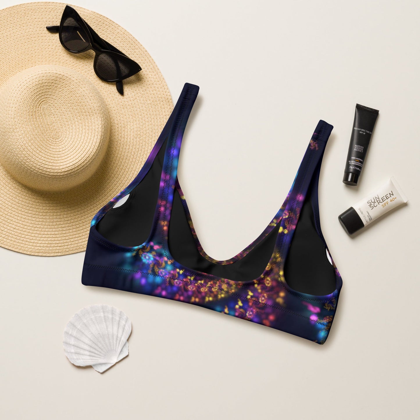 Women's padded bikini top, Cute Summer Bikini Top, beautiful bikini top, Beach dress, Beach dress for summer and spring - PratSN
