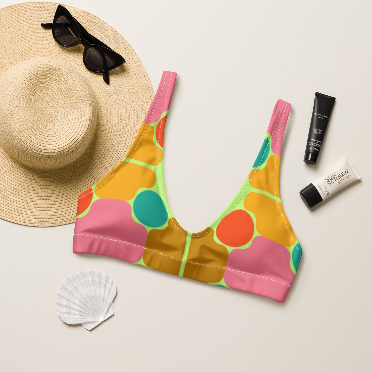 Women's padded bikini top, Cute Summer Bikini Top beautiful bikini top, Beach dress, Beach dress for summer and spring - PratSN