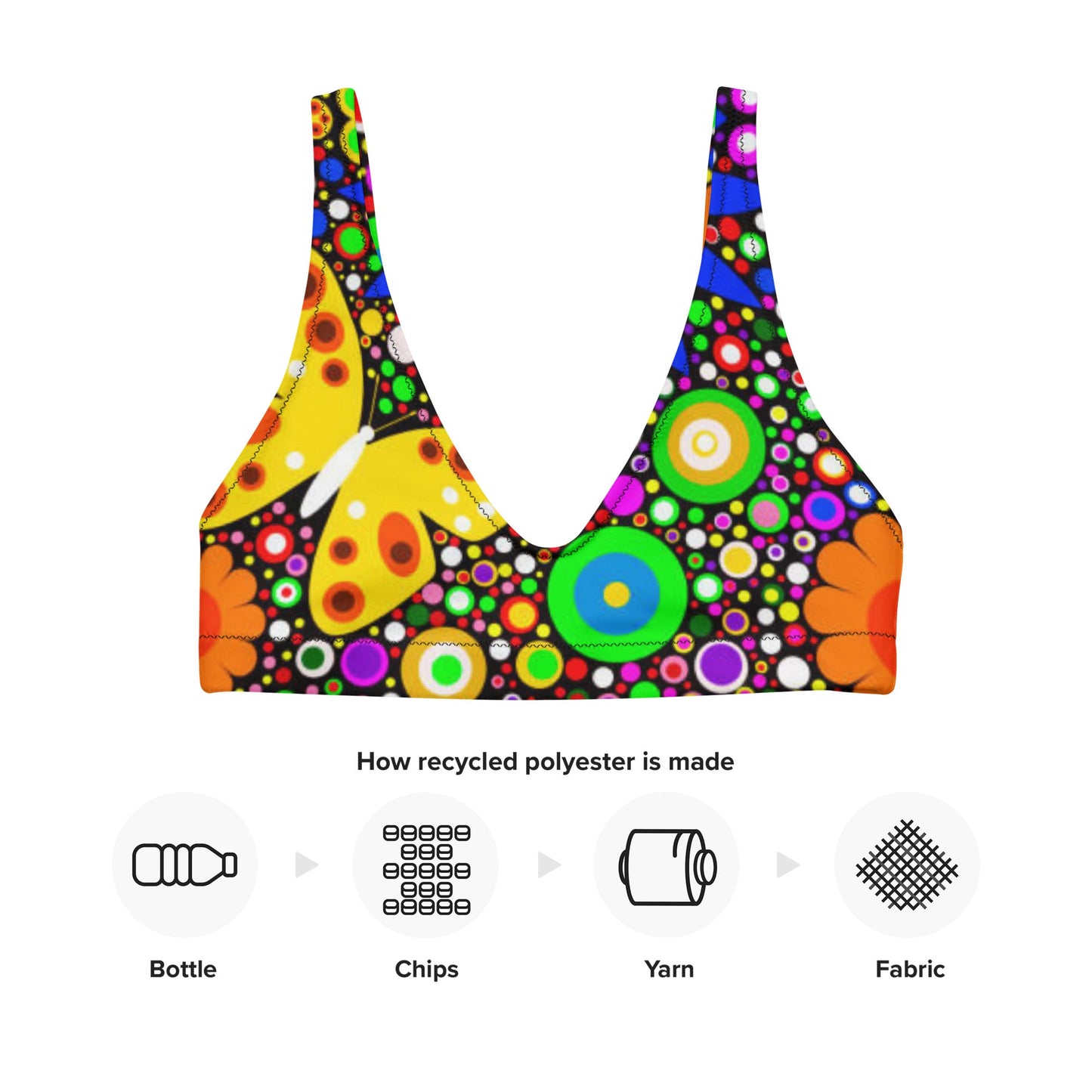 Women's padded bikini top, Cute Summer Bikini Top, beautiful bikini top, Beach dress, Beach dress for summer and spring - PratSN