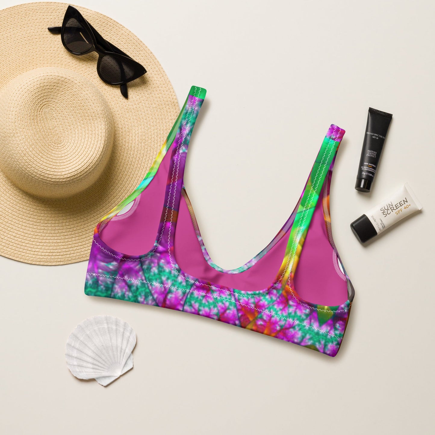 Women's padded bikini top, Cute Summer Bikini Top, beautiful bikini top, Beach dress, Beach dress for summer and spring - PratSN