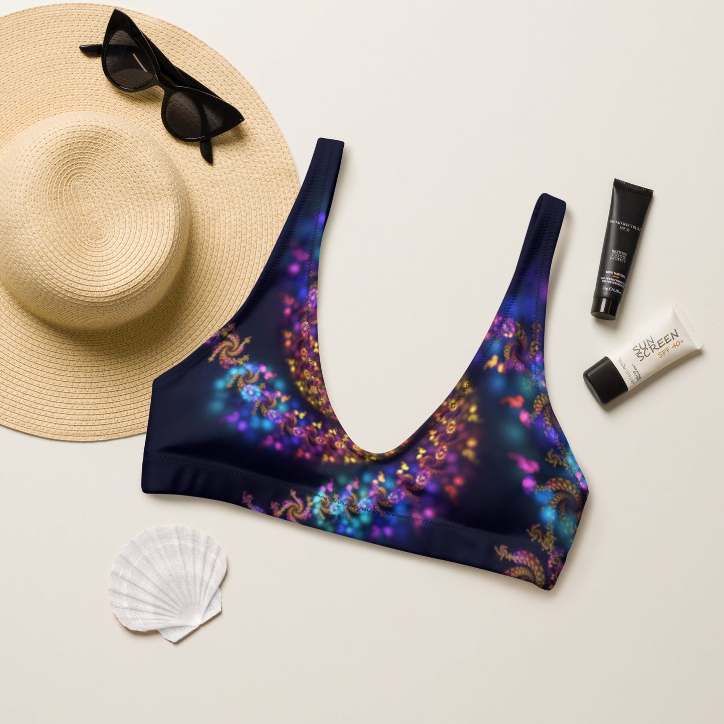 Women's padded bikini top, Cute Summer Bikini Top, beautiful bikini top, Beach dress, Beach dress for summer and spring - PratSN