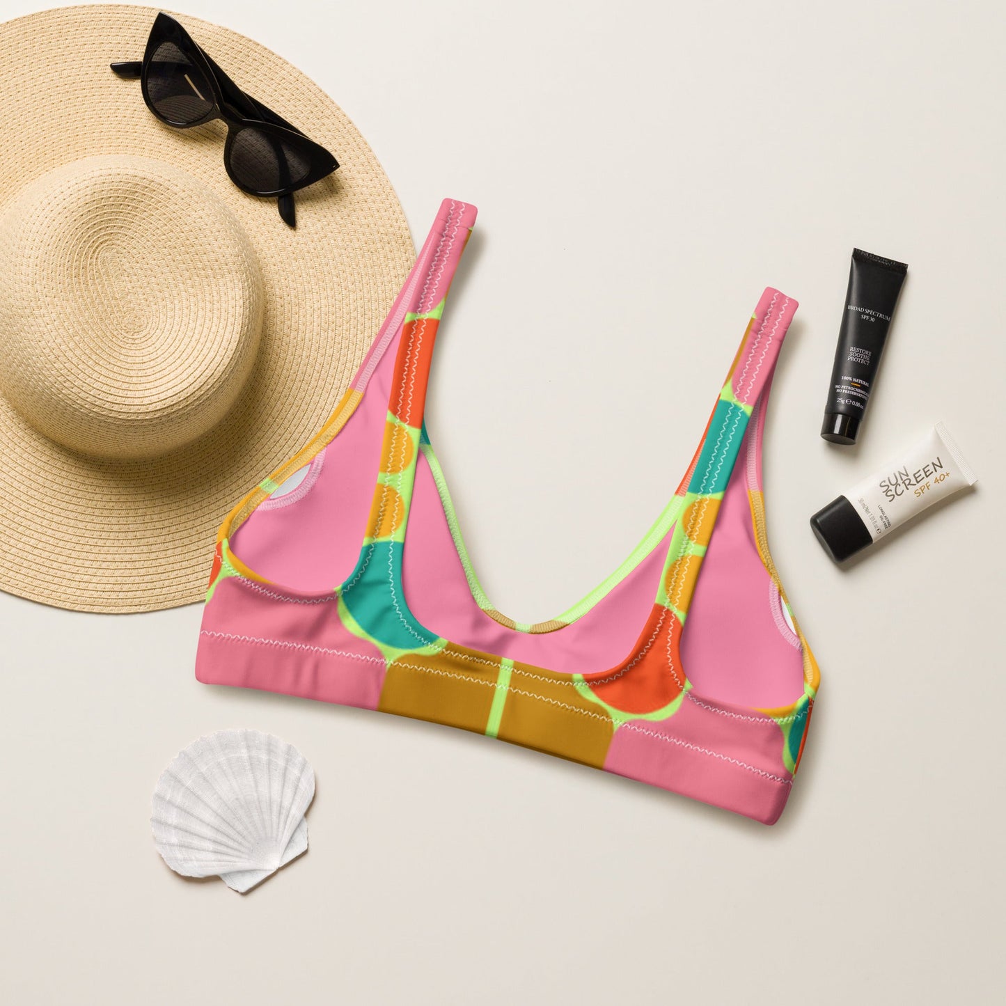 Women's padded bikini top, Cute Summer Bikini Top beautiful bikini top, Beach dress, Beach dress for summer and spring - PratSN
