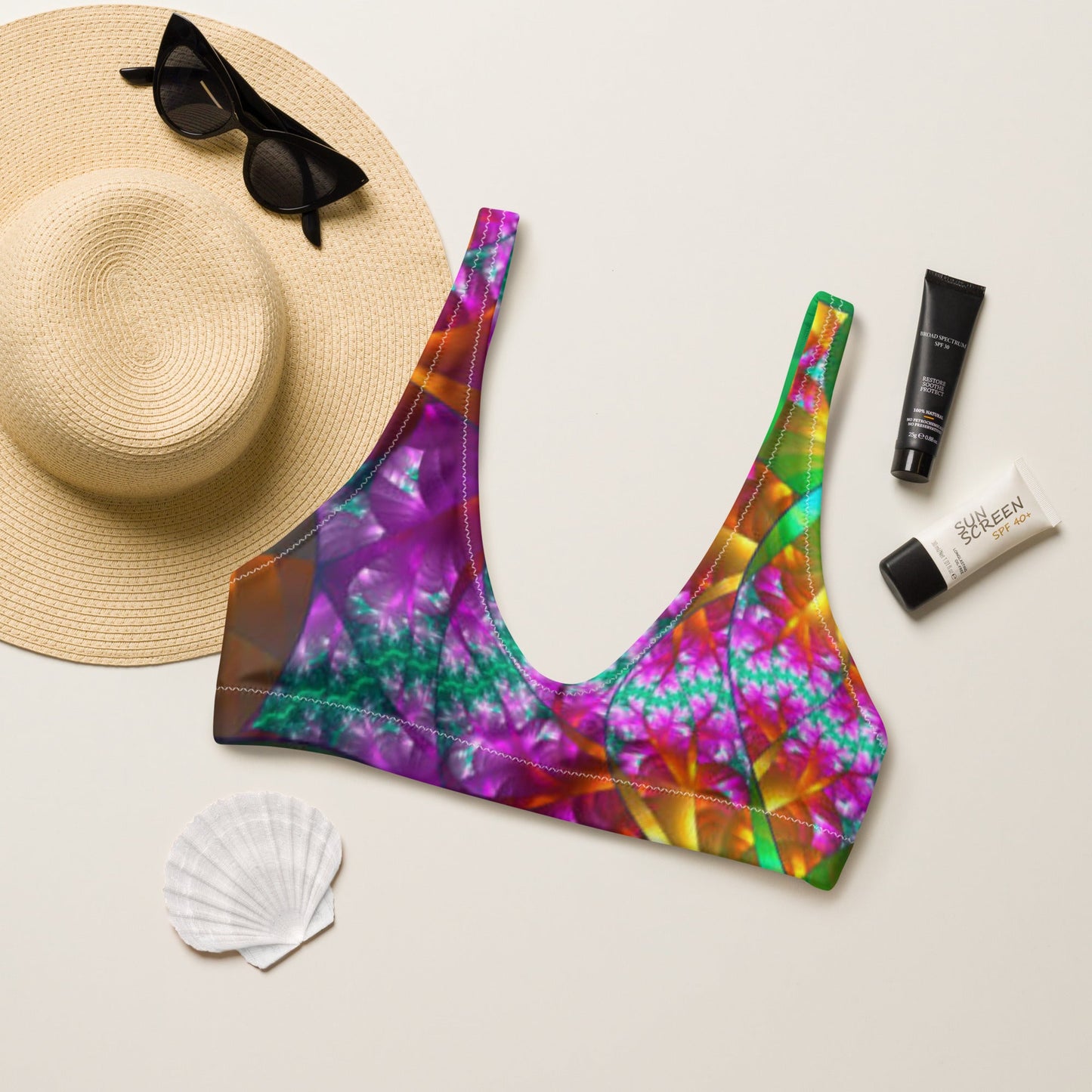 Women's padded bikini top, Cute Summer Bikini Top, beautiful bikini top, Beach dress, Beach dress for summer and spring - PratSN