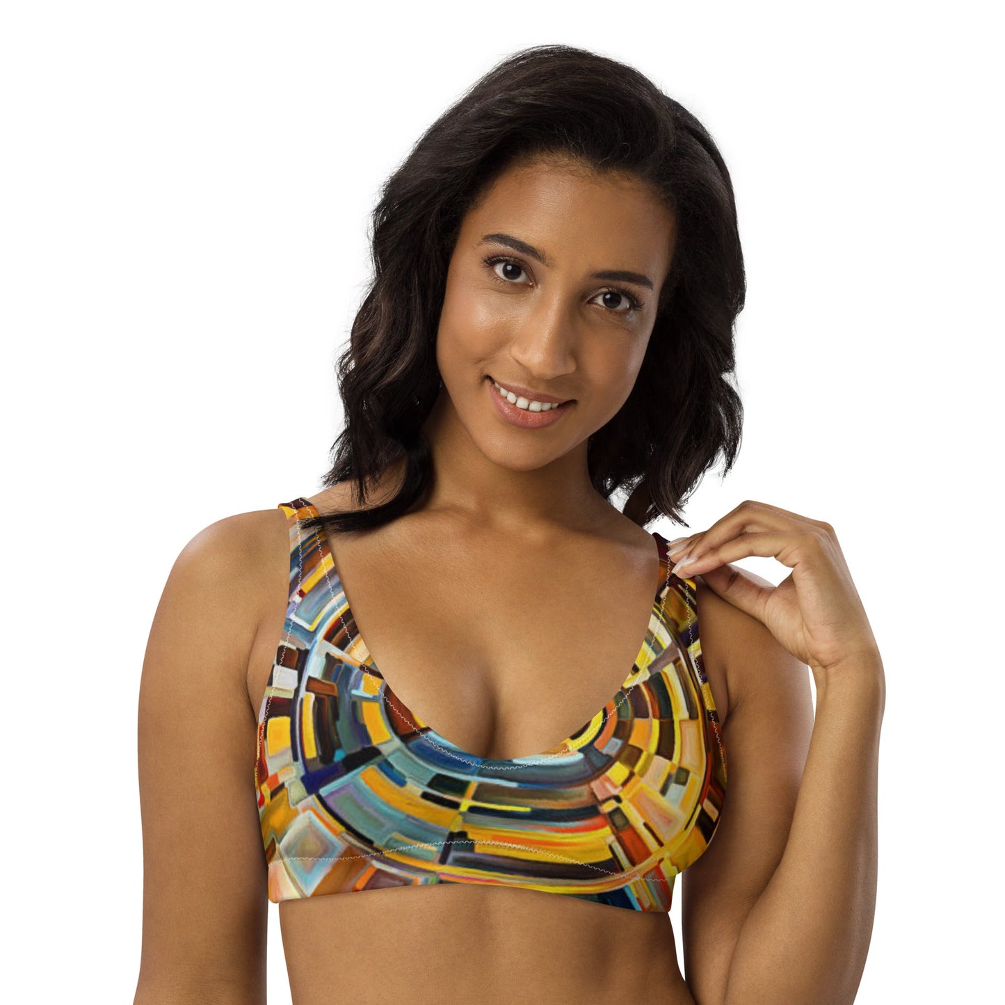 Women's padded bikini top, Cute Summer Bikini Top, beautiful bikini top, Beach dress, Beach dress for summer and spring - PratSN
