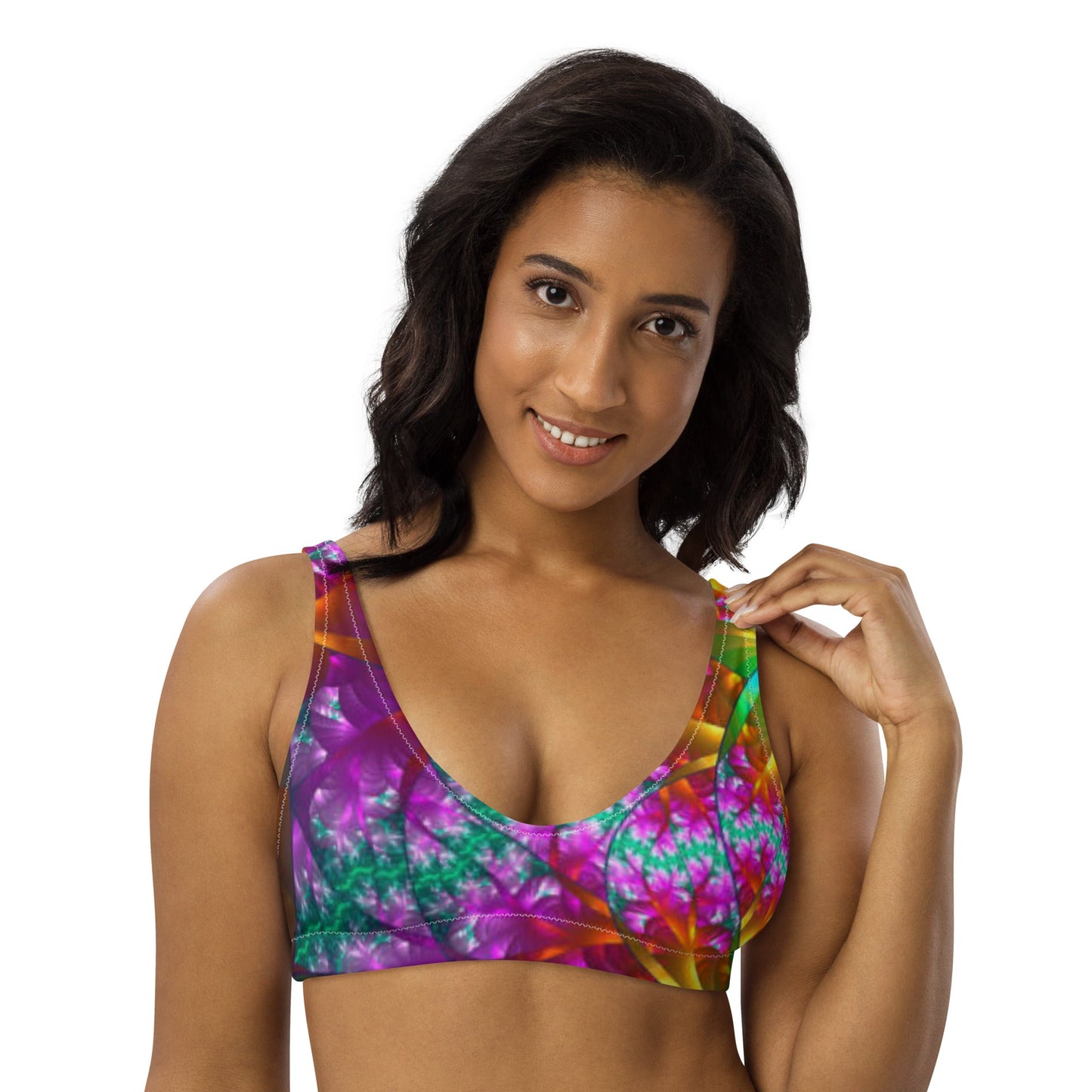Women's padded bikini top, Cute Summer Bikini Top, beautiful bikini top, Beach dress, Beach dress for summer and spring - PratSN