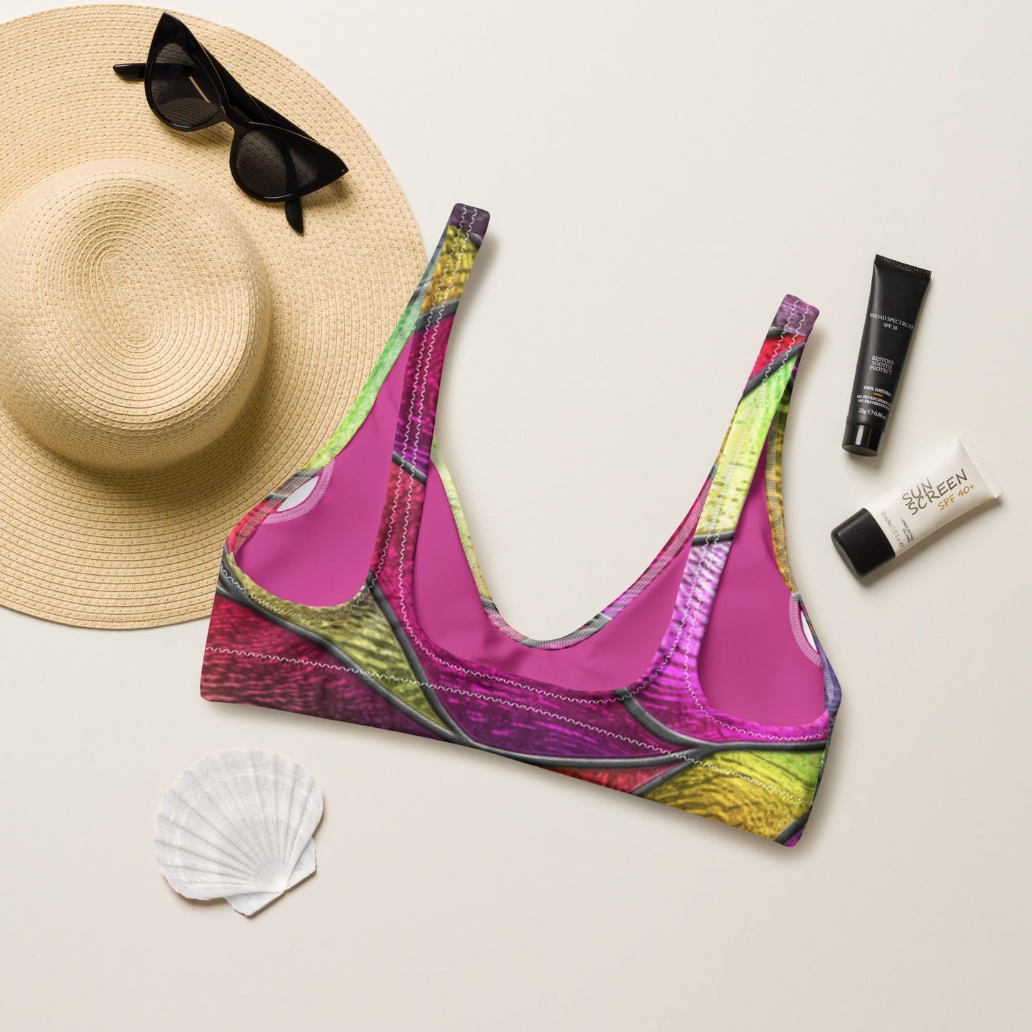 Women's padded bikini top, Cute Summer Bikini Top, beautiful bikini top, Beach dress, Beach dress for summer and spring - PratSN