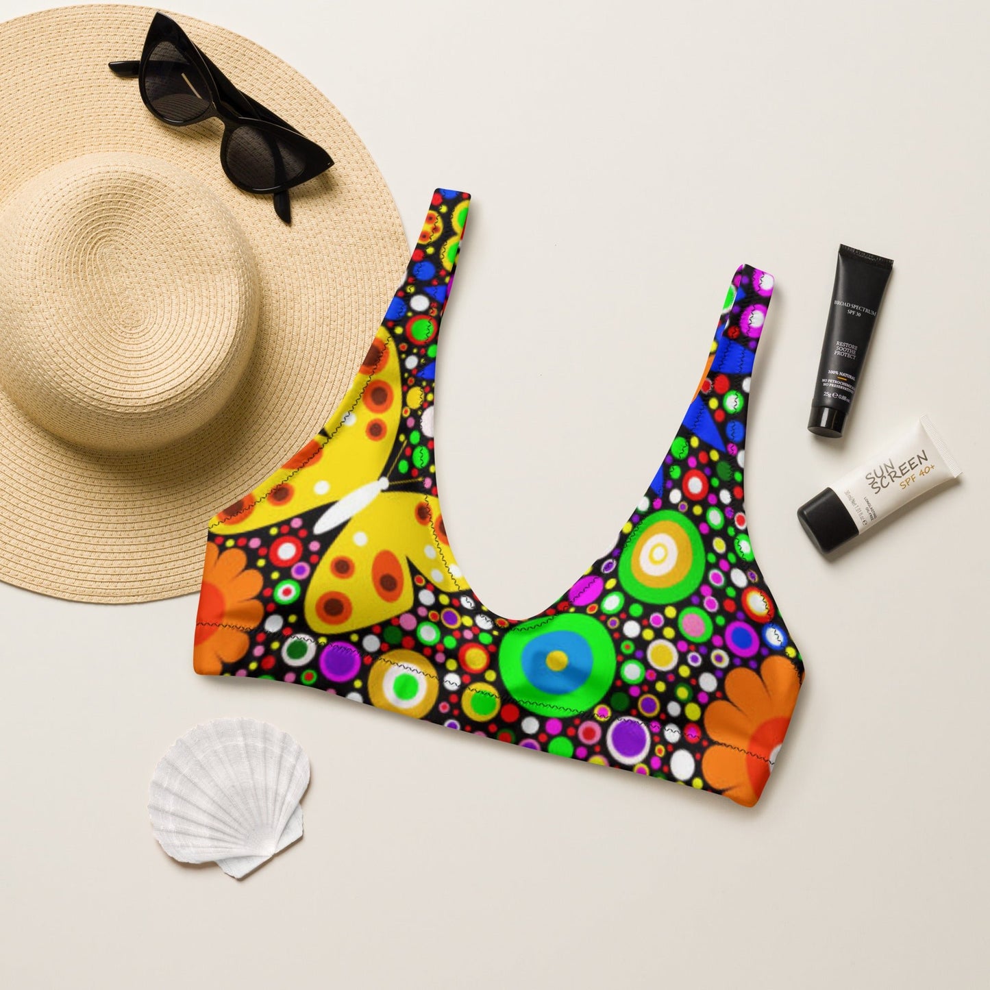 Women's padded bikini top, Cute Summer Bikini Top, beautiful bikini top, Beach dress, Beach dress for summer and spring - PratSN
