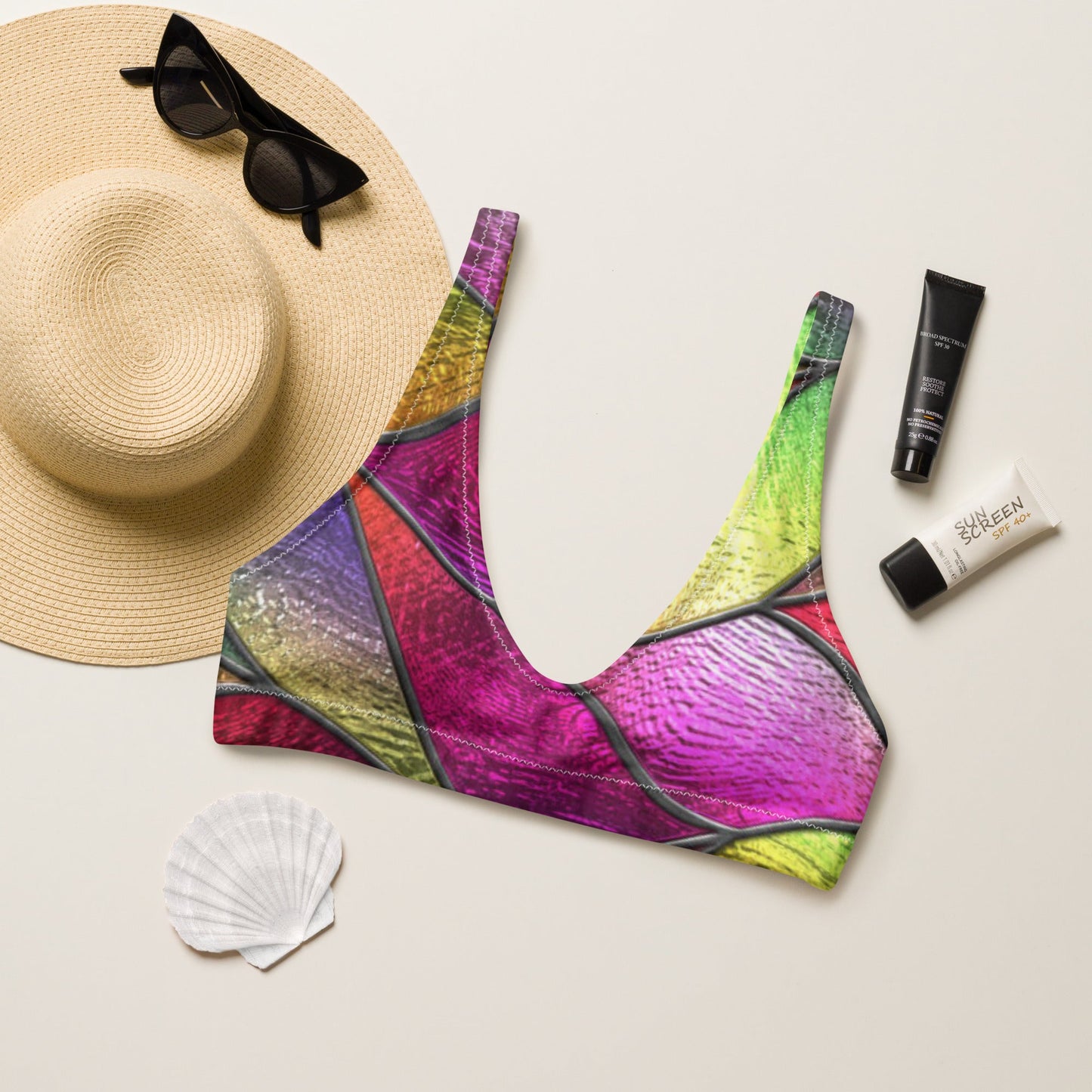 Women's padded bikini top, Cute Summer Bikini Top, beautiful bikini top, Beach dress, Beach dress for summer and spring - PratSN