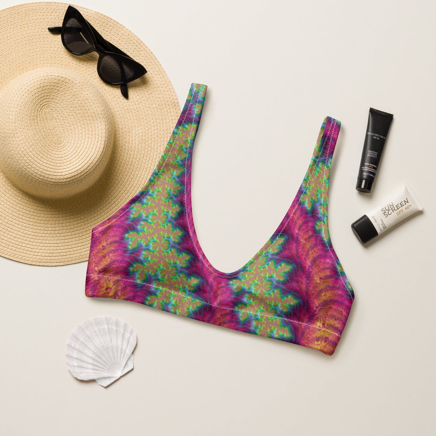 Women's padded bikini top, Cute Summer Bikini, Top beautiful bikini top, Beach dress, Beach dress for summer and spring - PratSN