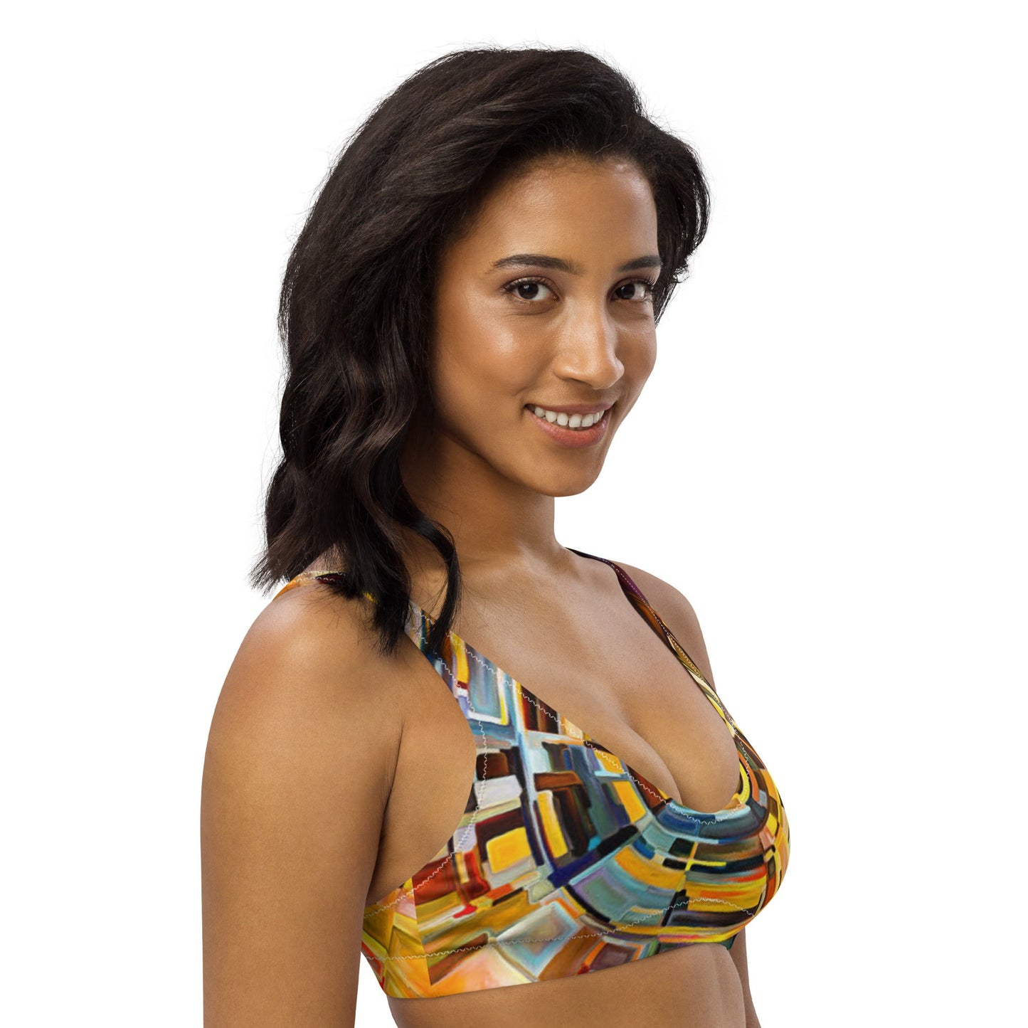 Women's padded bikini top, Cute Summer Bikini Top, beautiful bikini top, Beach dress, Beach dress for summer and spring - PratSN